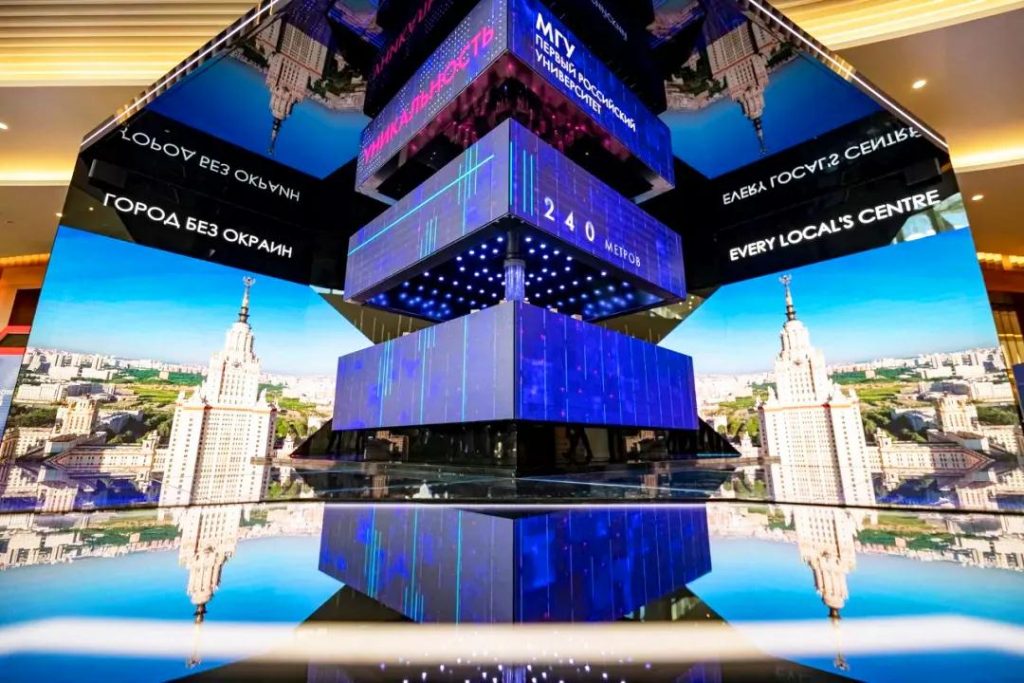 為企業品牌賦予高端科技形象的智慧展廳設計插圖