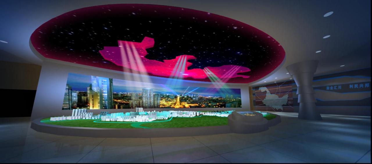 ?展廳設計中的電子投影沙盤是什么？插圖