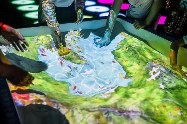 桌面互動投影的優點和應用插圖 桌面互動投影的優點和應用插圖