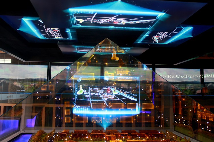 全息投影沙盤在房地產行業的應用插圖 全息投影沙盤在房地產行業的應用插圖